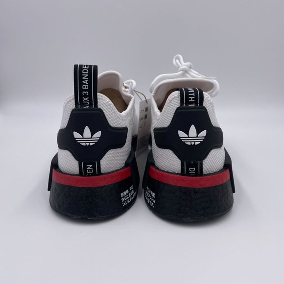 adidas NMD R1 White / Black Mens Shoes - Picture 4 of 8